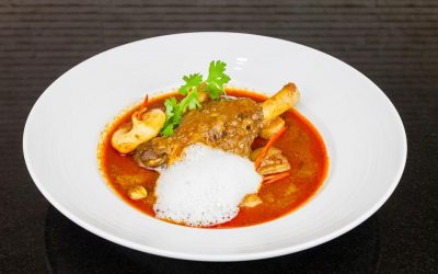 Coming from Chef’s heart is the recipe of Lamb Shank Massaman