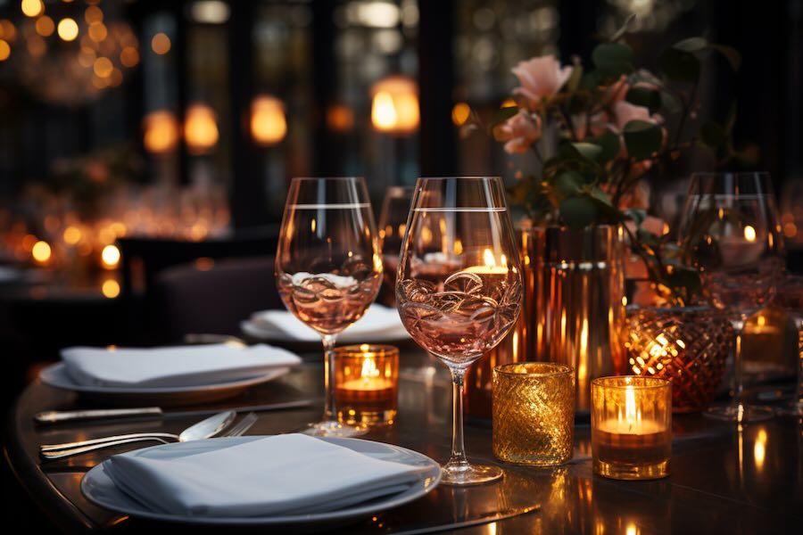 Guests reserving a table at Indulge Fusion Food & Cocktail Bar
