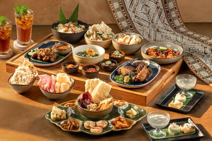 Famous Thai dishes such as Pad Thai, Tom Yum, and green curry introducing Thai cuisine