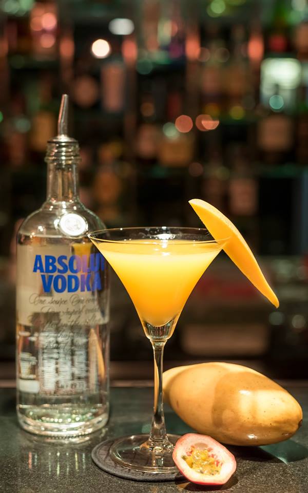 Luxury martini at Bangkok restaurant