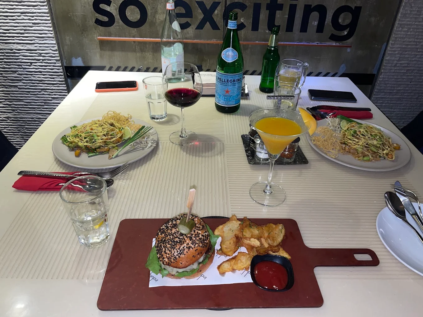 Thai food options catering to different dietary preferences