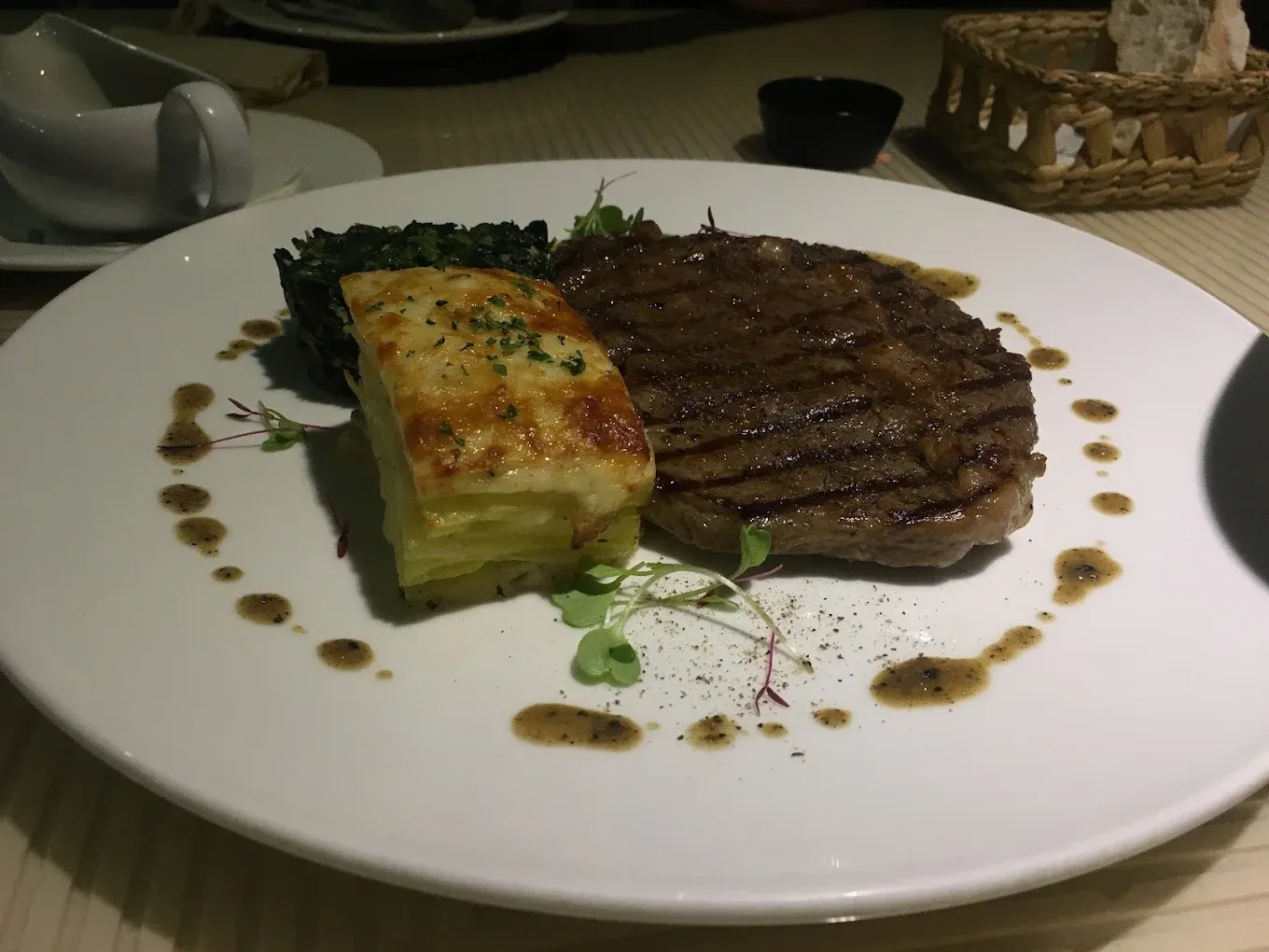 Salmon dish with mild Thai-inspired flavors at Indulge Bangkok