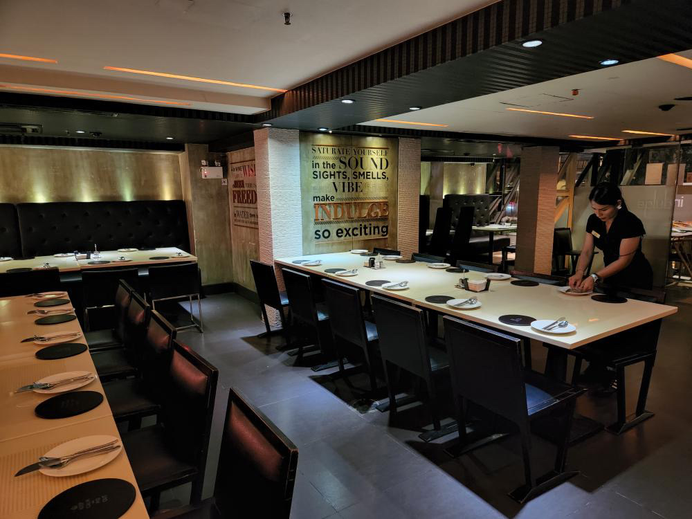 Private dining event room at Indulge Bangkok